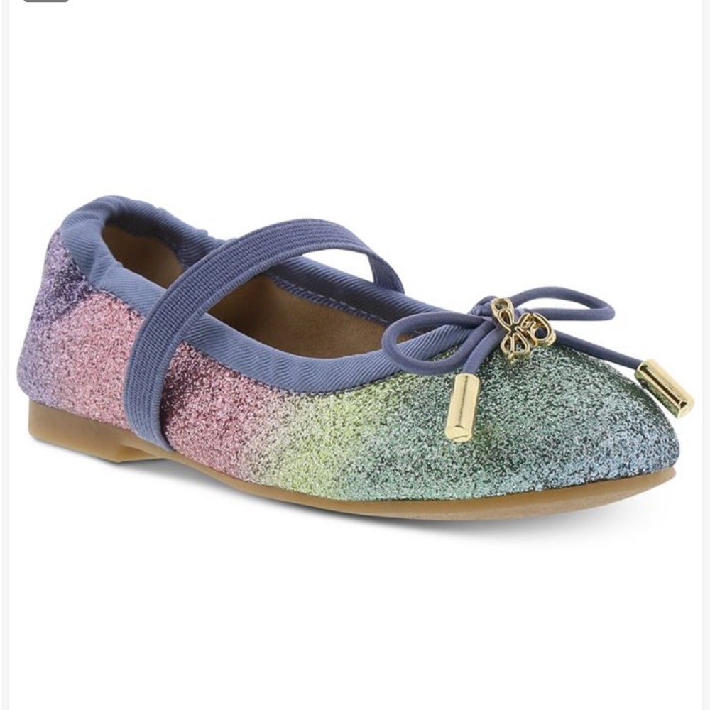 Sam Edelman – Felicia Glitter Ballet Flat (Toddler)
RAINBOW OMBRE / 5D / 5D